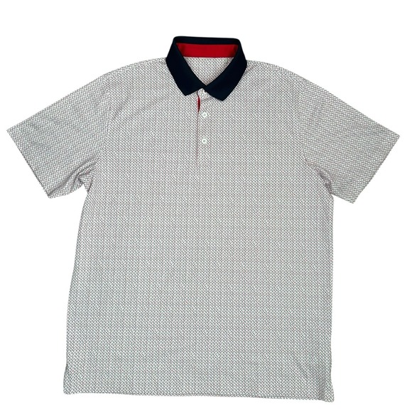 Puma Volition Celebration Golf Polo USA America Performance White Patriotic L/XL - Picture 2 of 10